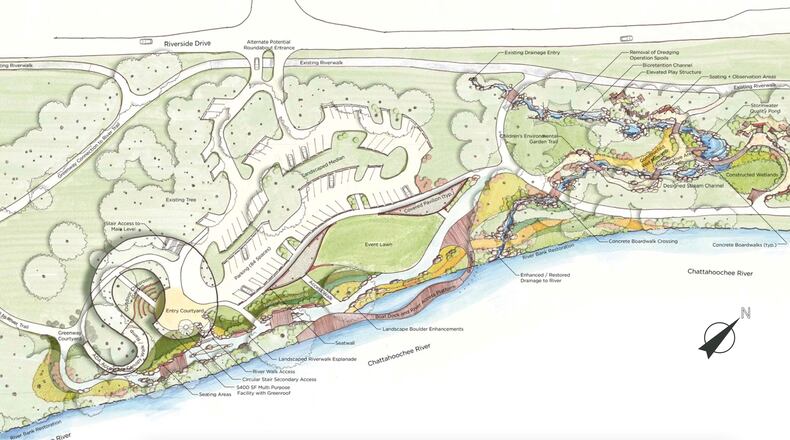 Roswell has signed a $2.1M contract for construction of the Ace Sand Phase I Fitness Loop. (Courtesy City of Roswell)