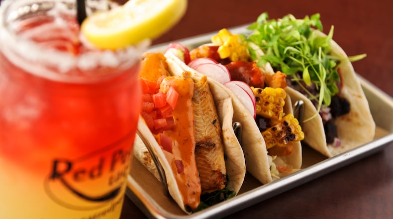 Tropical Margarita and tacos at Red Pepper Taqueria / AJC file photo