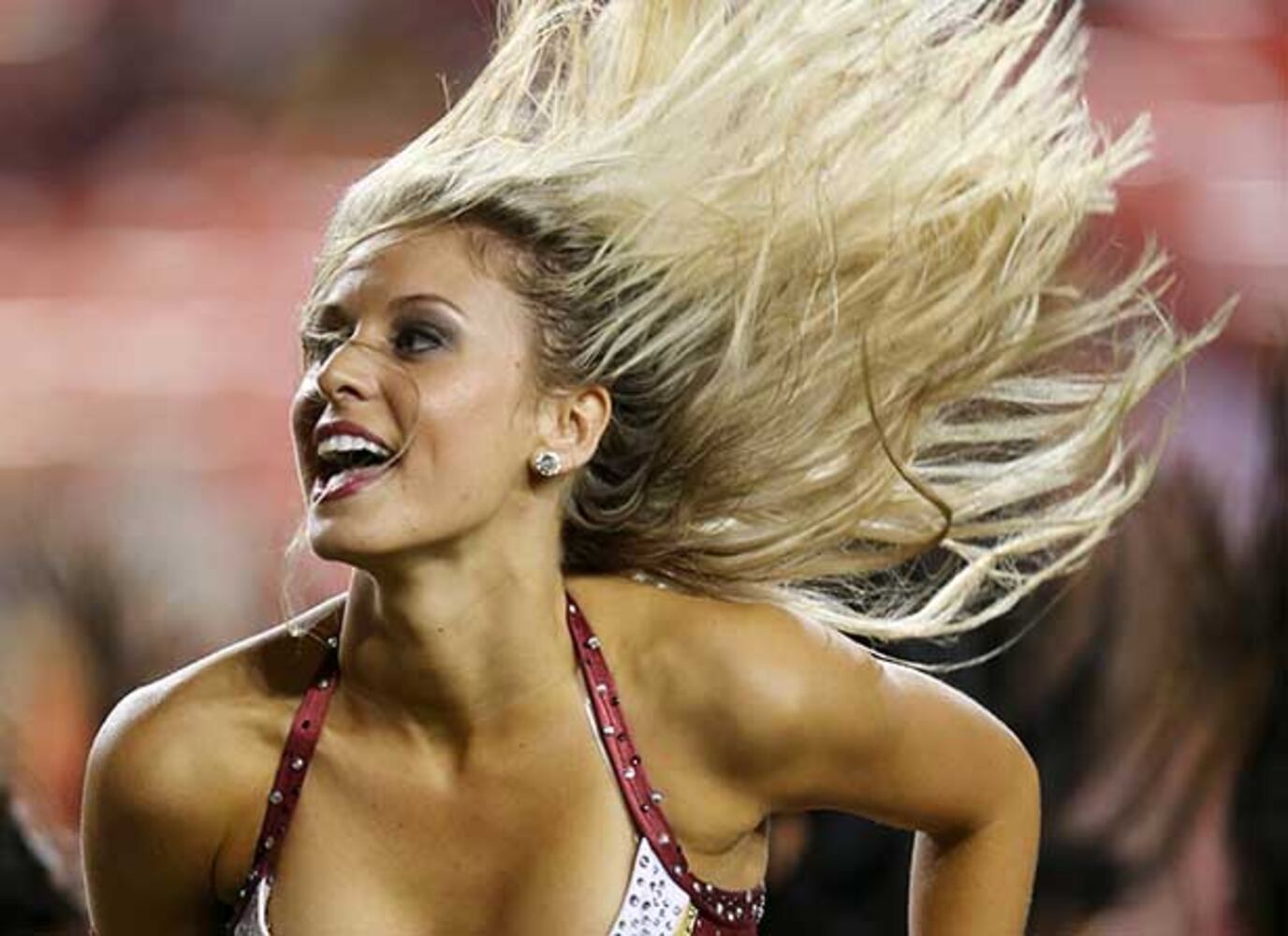 NFL cheerleaders in the preseason