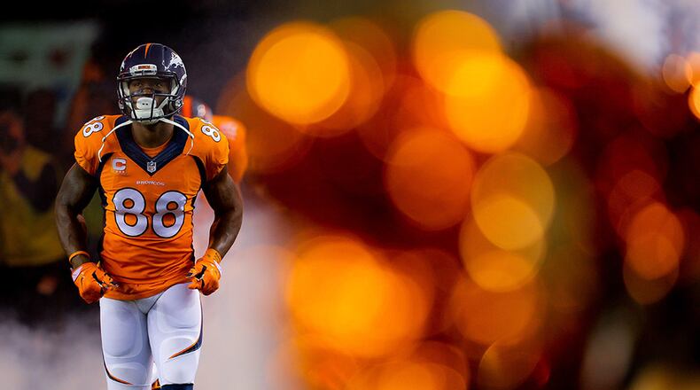 Denver Broncos wide receiver Demaryius Thomas, a Georgia native, has been in a star in the NFL since his departure from Georgia Tech.