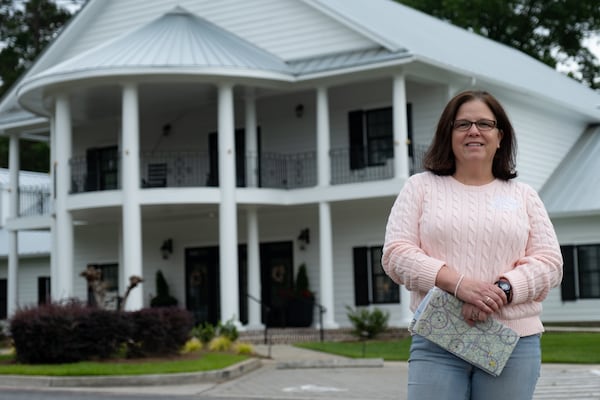 Mary Beasley, a retired air traffic controller, is among residents who pushed back against a planned airport. Taxpayers want their dollars spent on amenities, infrastructure and other quality of life elements for residents of all ages, not airports, she argued. (Ben Gray for the AJC)