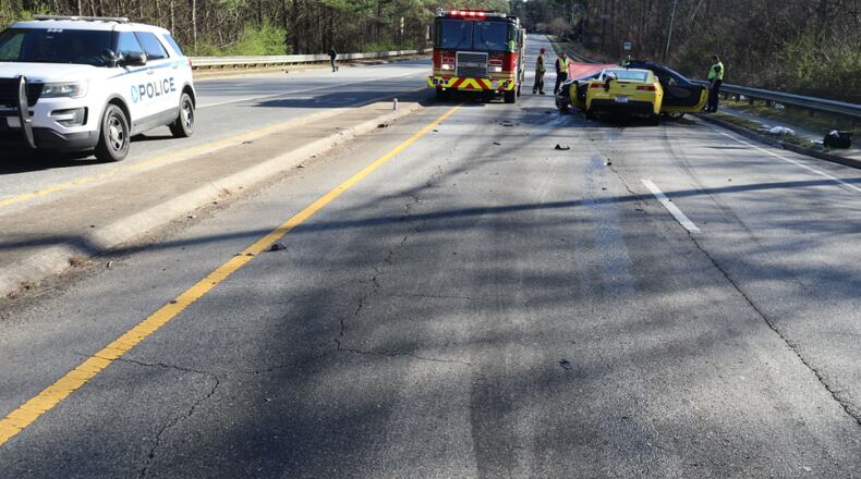 Aaron Vaughn was arrested Friday after three people were killed in a crash in Gwinnett County on March 10, police said.