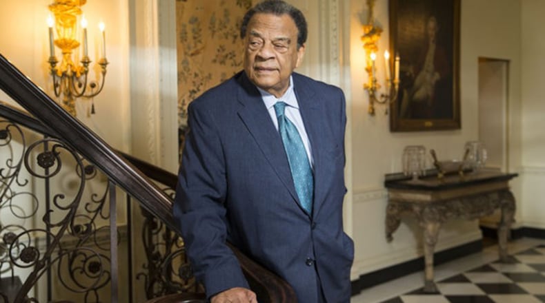 Former Atlanta Mayor and United Nations Ambassador Andrew Young spoke Tuesday at a diversity event held by the FBI.