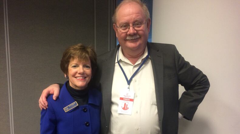 Atlanta mayoral candidate Mary Norwood at Saturday's meeting of the Democratic National Commitee. AJC file