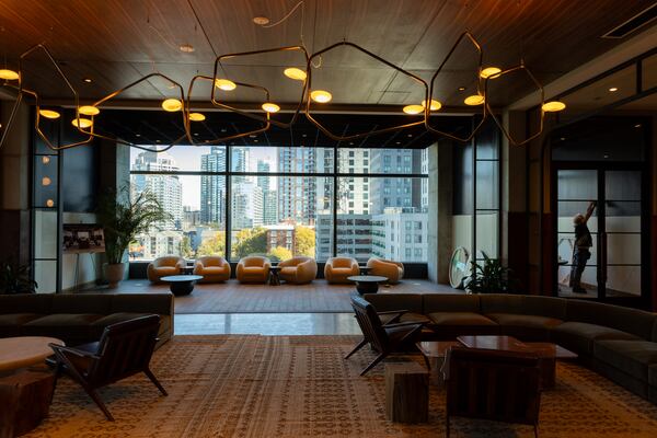 Spring Quarter opened in December and was the largest office building delivered in 2024. Accounting firm EY will move its Atlanta office to the Midtown tower next summer. (Arvin Temkar/AJC FILE 2024)