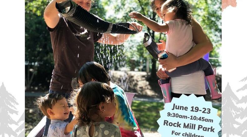 Alpharetta Recreation, Parks, Cultural Services is offering a new exploration and enrichment class for ages 18 months to 8 years old 9:30-10:45 a.m. June 19-23 at Rock Mill Park, 3100 Kimball Bridge Road. Courtesy City of Alpharetta