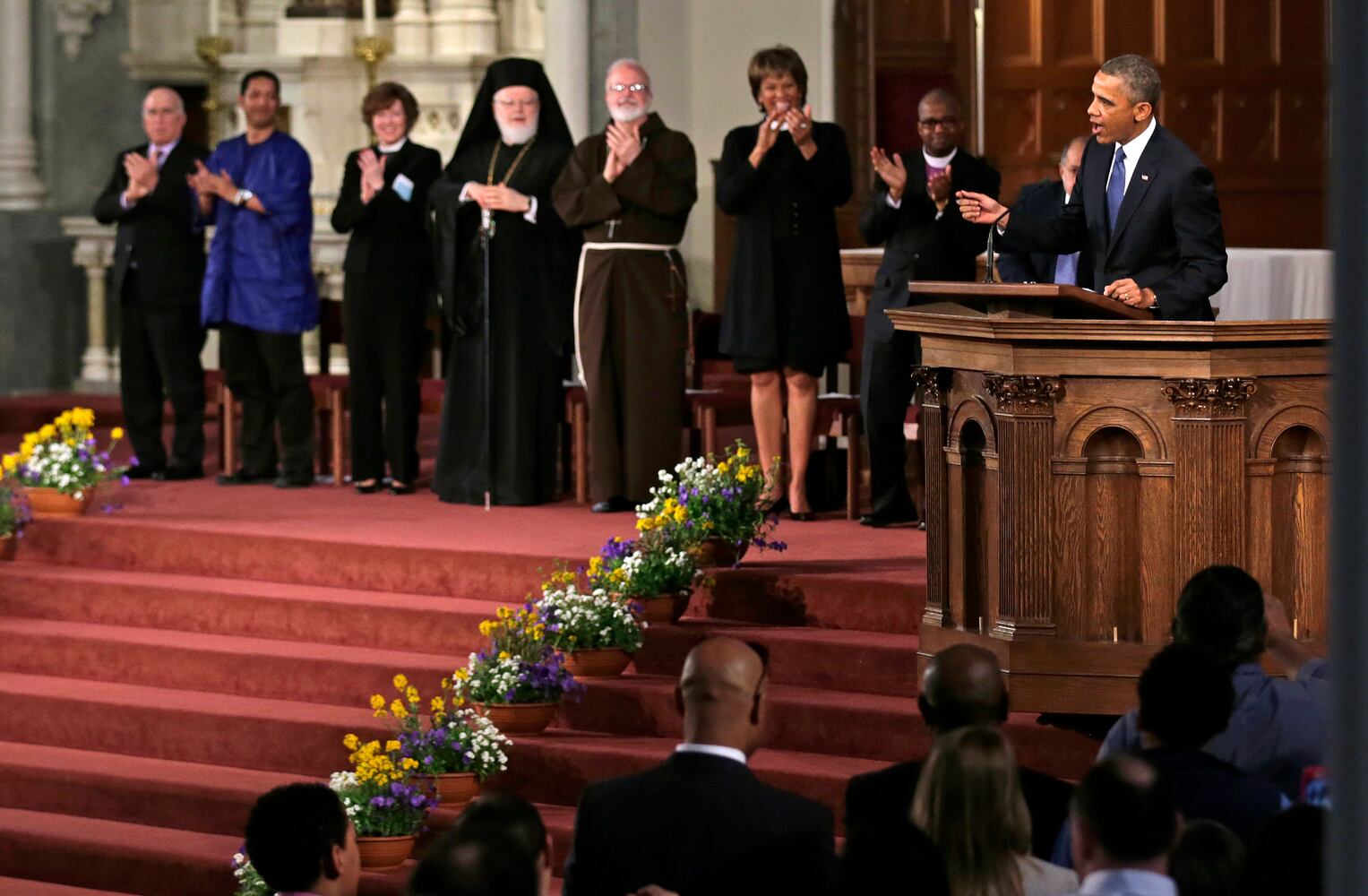 April 18, 2013: President, first lady attend healing service
