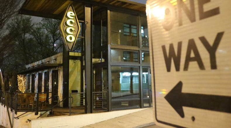 Thieves stole a 2014 BMW with New Jersey license tag J96ENE and a 2011 Land Rover with Georgia tag BSW0680 about 11 p.m. at the Ecco restaurant on 7th Street. JOHN SPINK / JSPINK@AJC.COM