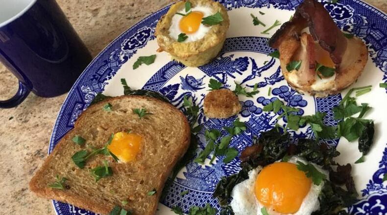 Egg in a nest. Photo by Ari LeVaux.