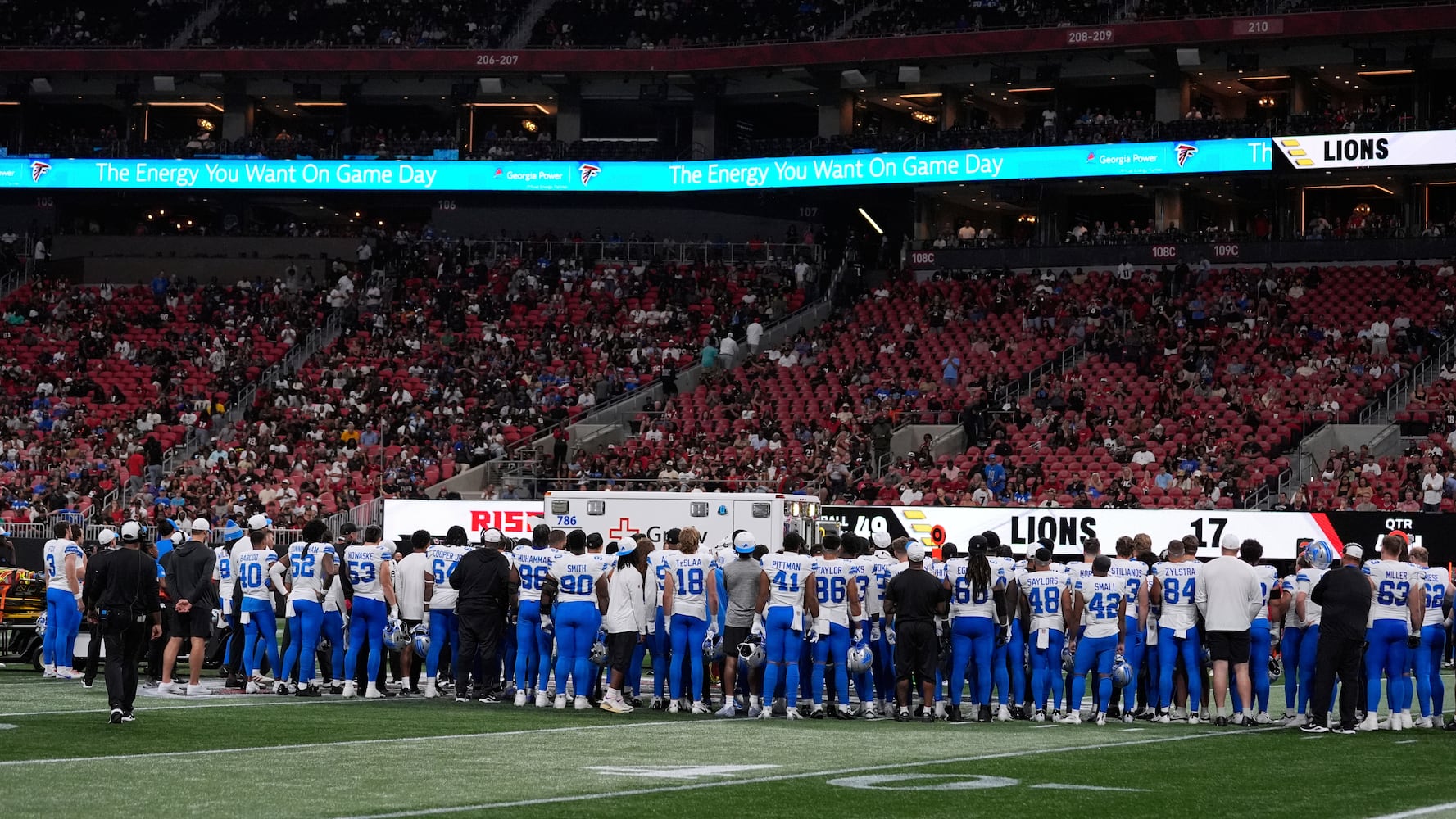 Lions Falcons Football