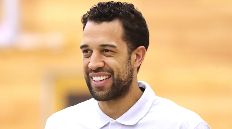 Hawks assistant general manager Landry Fields.   “Curtis Compton / Curtis.Compton@ajc.com”