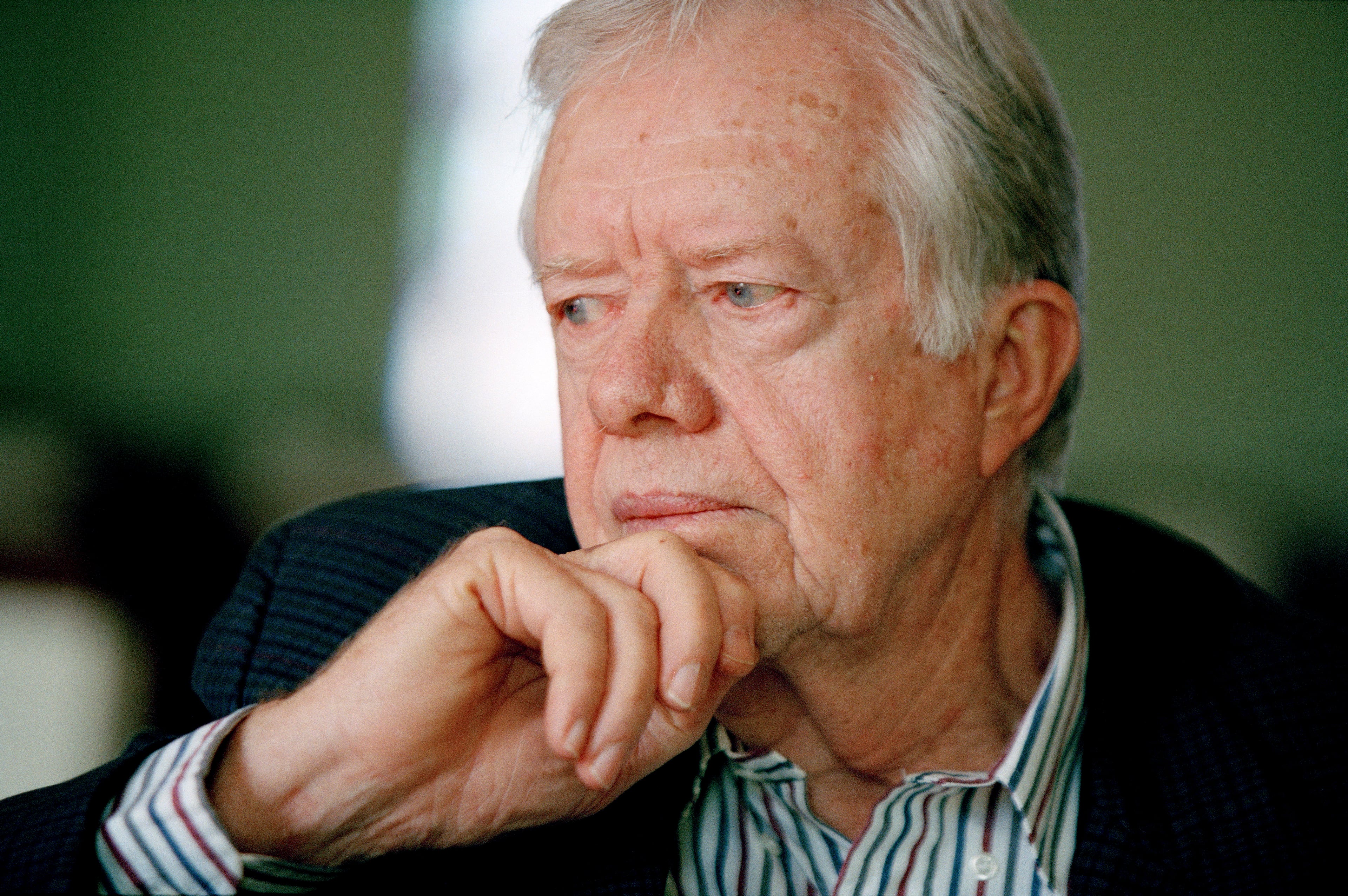 Former President Jimmy Carter in Plains, Ga., Dec. 11, 1996. (Suzanne DeChillo/The New York Times)