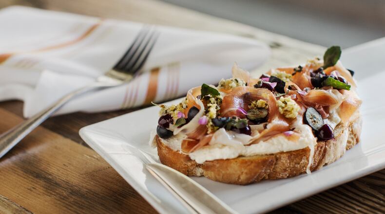 Speck and blueberry bruschetta will be served at Iselle Kitchen + Bar.