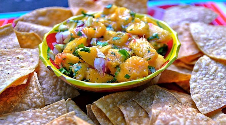 Peach Salsa. (Gretchen McKay/Pittsburgh Post-Gazette/TNS)