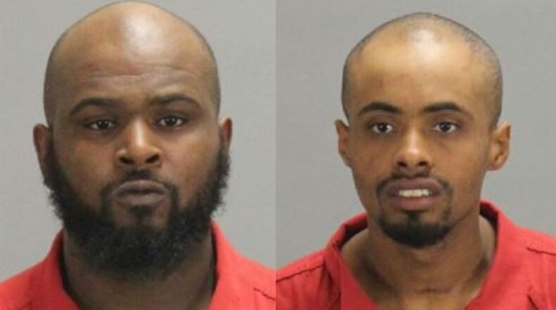 Sharif Robinson (left), Antonie Redfern