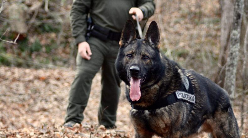 After retiring in June, Monto will be replaced by a new canine officer at a cost of $15,000, using seizure funds. (Courtesy of Powder Springs)