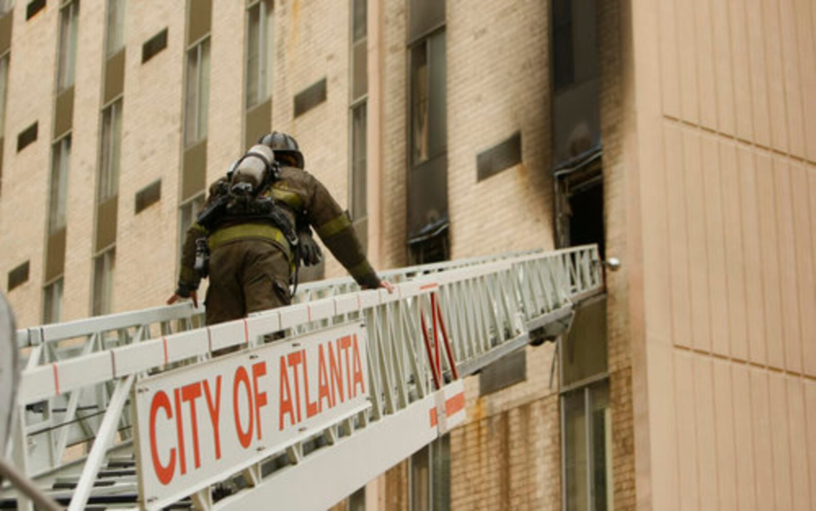 Fire at Baptist Towers senior high-rise