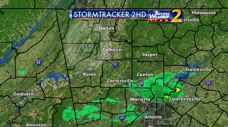 A magnitude 2.3 earthquake hit near Trion in Chattooga County, Channel 2 Action News meteorologist Brad Nitz said.