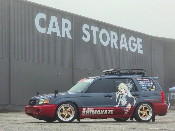 Joe Metscher will bring his Subaru Forester itasha to MomoCon that features a character from "Kantai Collection" on it. (Courtesy of Joe Metscher)