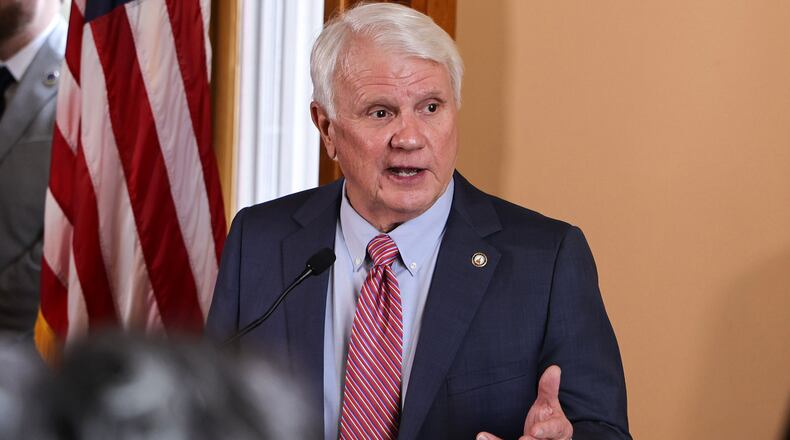 Georgia House Speaker Jon Burns in January called for doubling the standard state homestead exemption on property from $2,000 to $4,000 a year. Members of the state Senate said Monday that there are better ways to cut taxes on homeowners, and Burns' proposal remains on hold in a Senate committee. (Natrice Miller/The Atlanta Journal-Constitution/TNS)