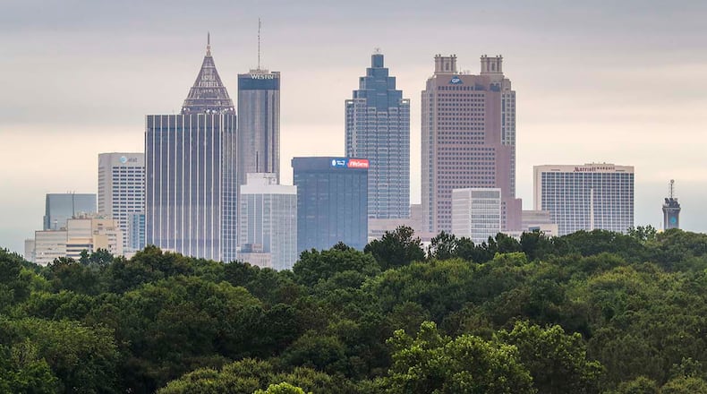 The Atlanta skyline. JOHN SPINK/JSPINK@AJC.COM