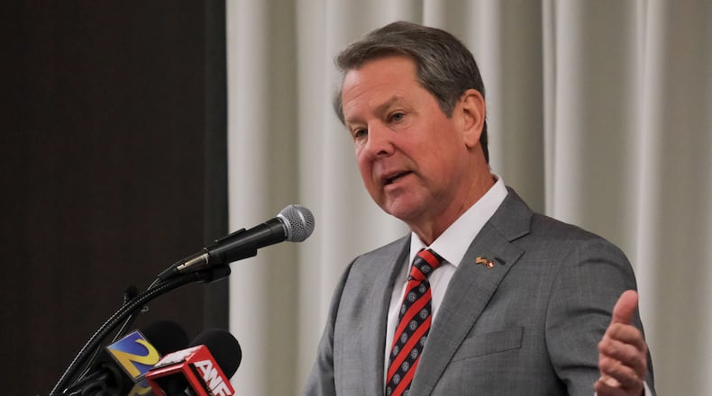 Gov. Brian Kemp says he will support the Republican ticket in the November election despite a rough history with former President Donald Trump.