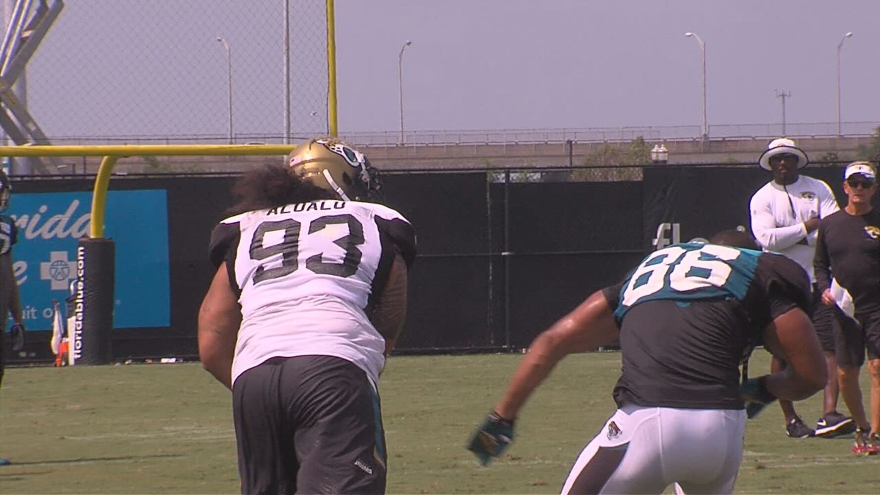 Jaguars players fight at training camp