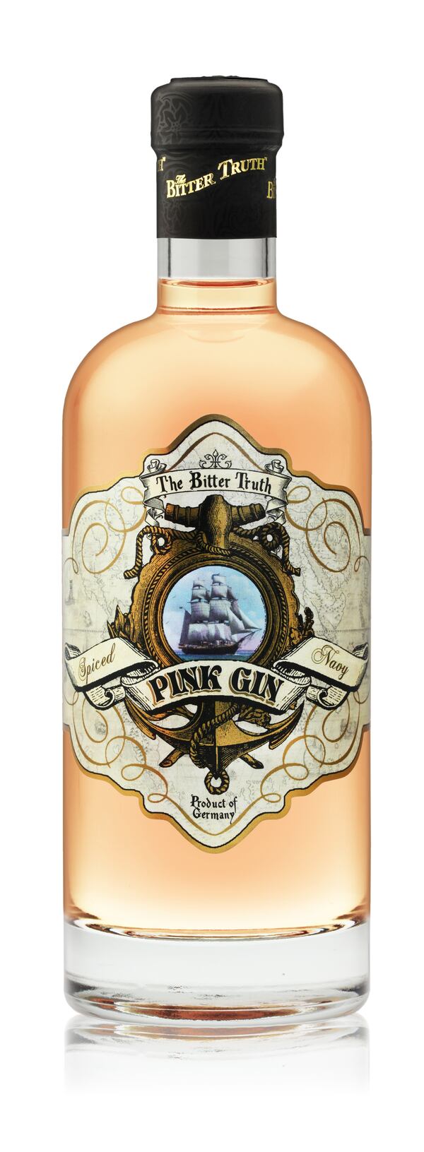The Bitter Truth's pink gin is colored and flavored with the addition of bitters for added complexity.