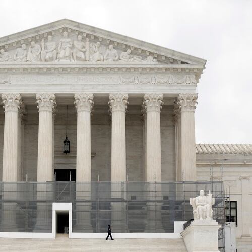 The U.S. Supreme Court is seen, Wednesday, Jan. 14, 2026, in Washington. (AP Photo/Rahmat Gul)