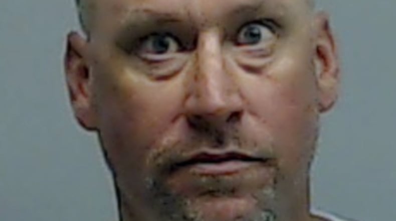 Christopher Caldwell was arrested and charged with driving under the influence and serious injury with vehicle after hitting a 16-year-old on a skateboard. (Credit: Fulton County Jail)