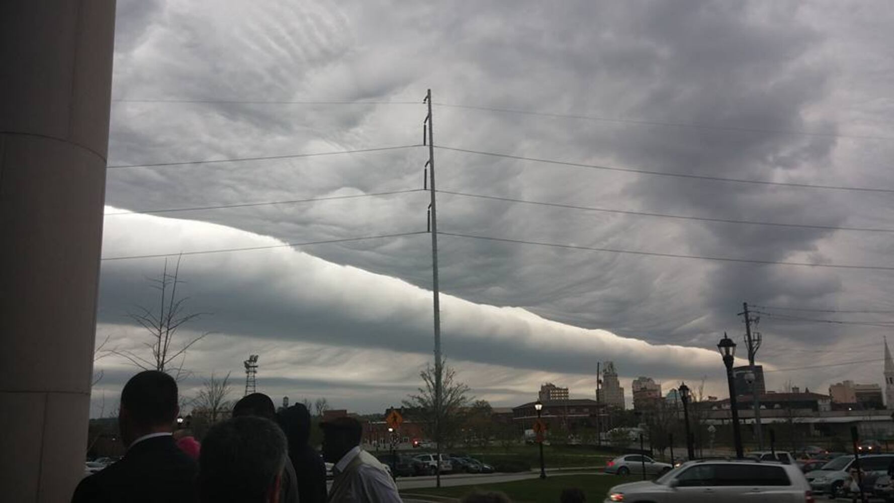 Roll, wave clouds seen across Georgia