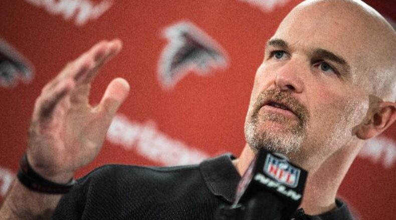 Dan Quinn doesn't seem to get it. BRANDEN CAMP/SPECIAL TO AJC