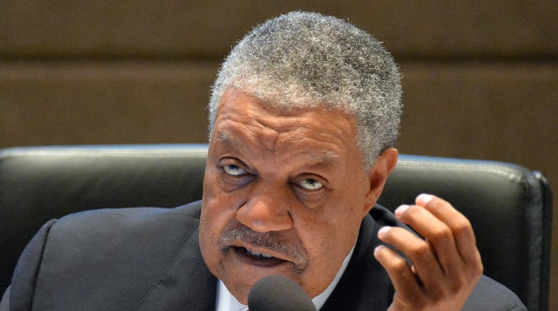 Fulton County Commission Chairman Robb Pitts voted in favor of a tax rate that’s higher than the rollback rate. HYOSUB SHIN / HSHIN@AJC.COM AJC FILE PHOTO