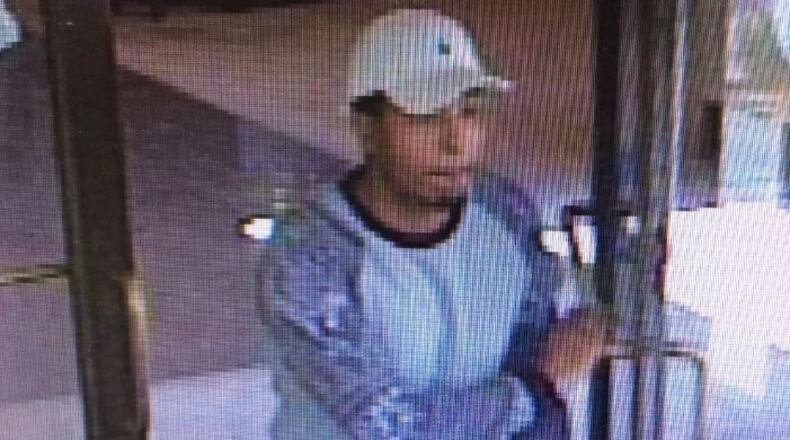 Dunwoody police said this man robbed Fidelty Bank near Perimeter Mall on Sept. 1. (Photo courtesy Dunwoody Police Department)