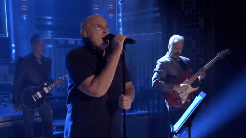 I was there and I saw what you did, Phil Collins.