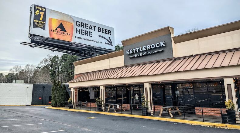 The exterior of Kettlerock Brewing, which is closing in Peachtree Corners. / Kettlerock Brewing Facebook page