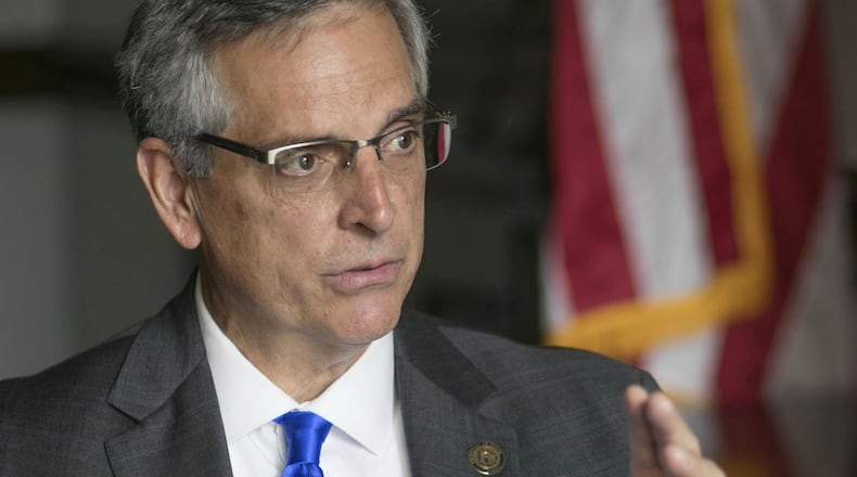 Secretary of State Brad Raffensperger told state lawmakers Tuesday that election officials need to add voting locations, improve hands-on training and encourage early voting in the state to alleviate the problems witnessed earlier this month during the Georgia primary. Bob Andres / robert.andres@ajc.com