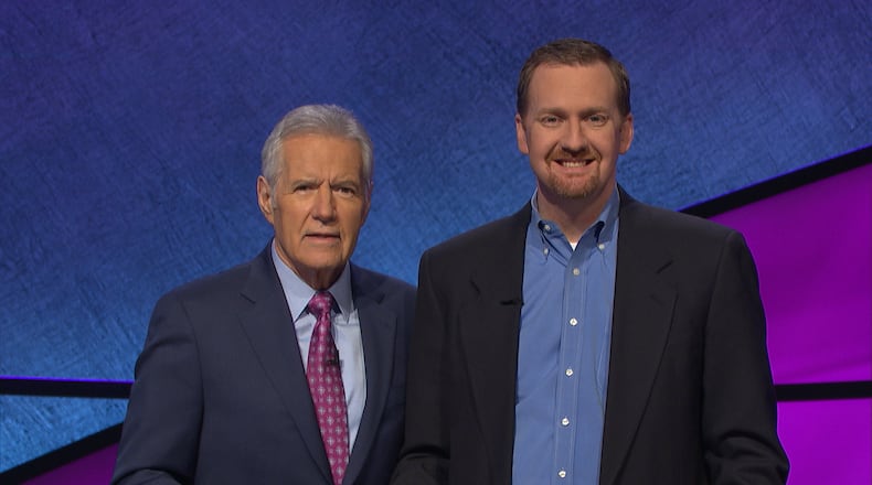 Jay Sexton of Georgia Tech with Alex Trebek.