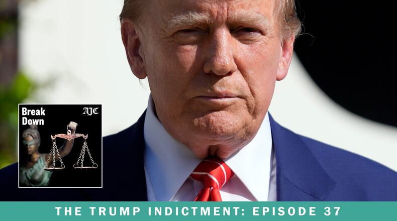 Do former President Donald Trump's immunity claims have any merit? Who will replace former special prosecutor Nathan Wade? The latest episode of the AJC's 'Breakdown' podcast answers listeners' questions. (Wilfredo Lee/AP)
