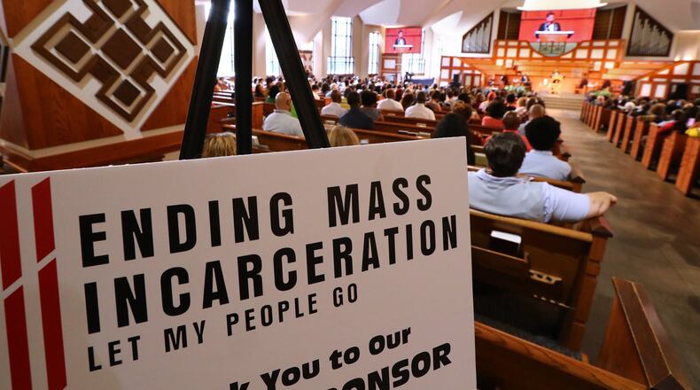 A conference, “Ending Mass Incarceration,” was held at Ebenezer Baptist Church this week. CURTIS COMPTON / CCOMPTON@AJC.COM