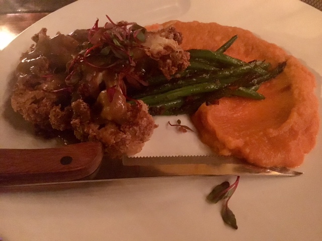 The vegan country fried steak at Argosy.
