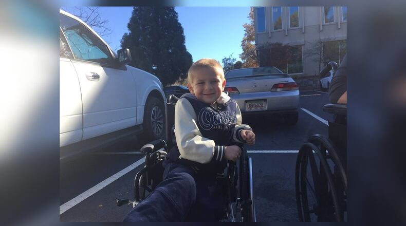 Kross Bentley, 5, is recovering after he was struck by a minivan while trick-or-treating on Halloween.