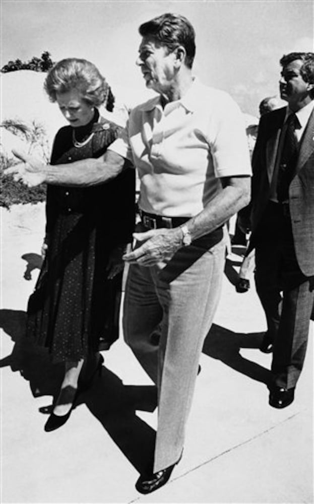 The iconic Margaret Thatcher
