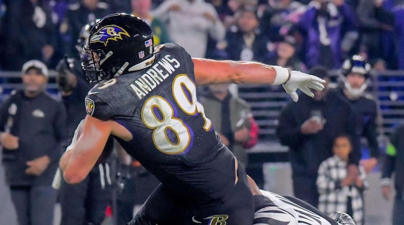 A tackle such as this one by Bengals LB Logan Wilson on Ravens TE Mark Andrews last season has now been banned by the NFL.