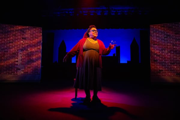 Terri (played by Kayce Denise) performs a showstopping solo detailing the rise and fall of her relationship and the need for safe spaces for queer people. (Courtesy of Sydney Lee)