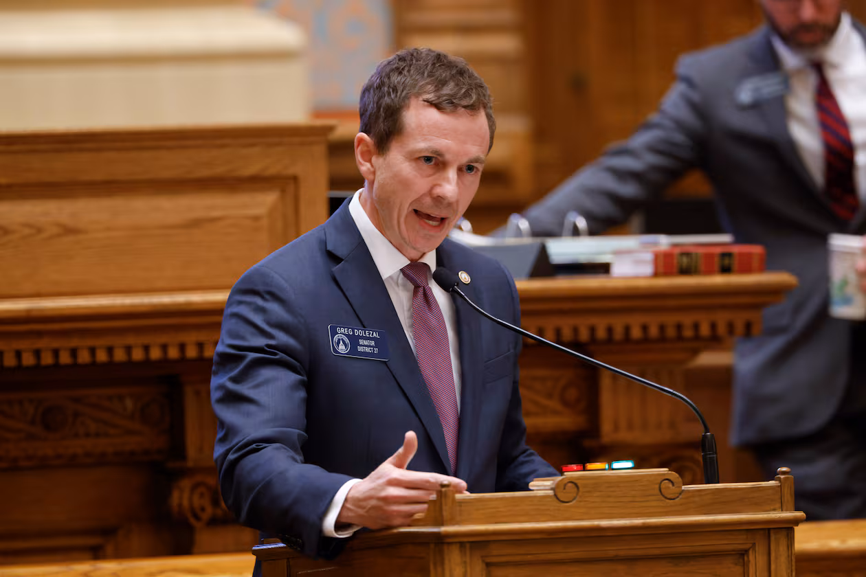 State Sen. Greg Dolezal, a candidate for Georgia’s lieutenant governor, is a gifted communicator who is on the forefront of Republican thought, AJC contributor Ben Burnett writes. (Arvin Temkar/AJC)