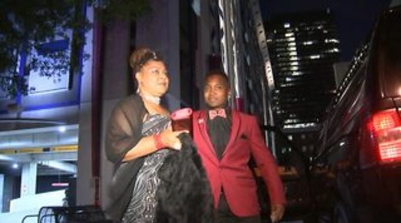 Shontelle Howard-Moss didn't go to her own prom, but her son Rayquan too her to his.