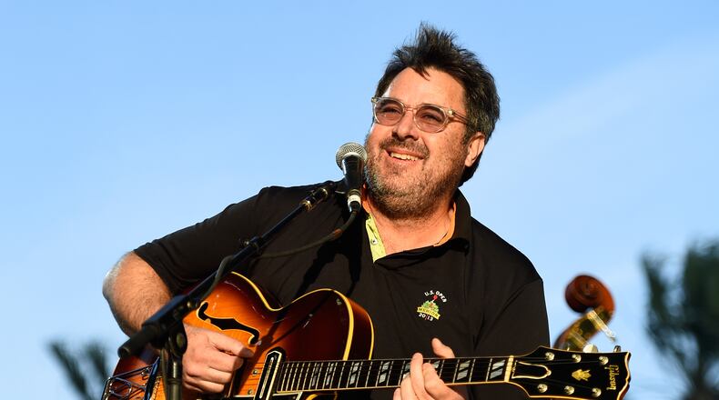 Vince Gill has teamed with Lyle Lovett for a tour. (Photo by Frazer Harrison/Getty Images for Stagecoach)