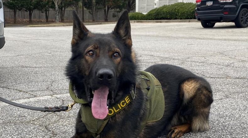 The Forest Park Police Department will introduce its newest K-9 officer Shagy on Thursday.