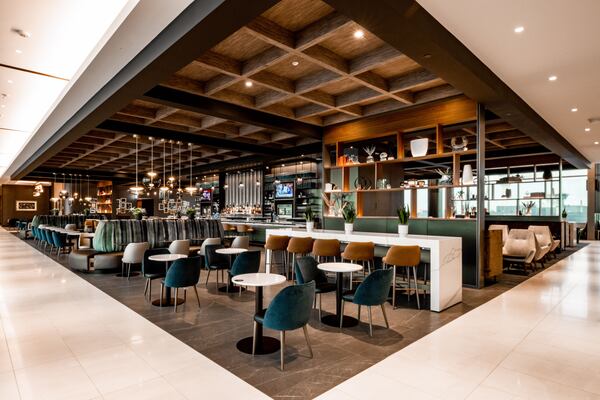 Delta Air Lines celebrates the opening of the new Concourse D Sky Club at Hartsfield-Jackson Atlanta International Airport on Monday. (Chris Rank/Rank Studios)